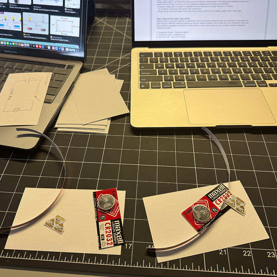 These are the initial materials that my partner and I started with. 