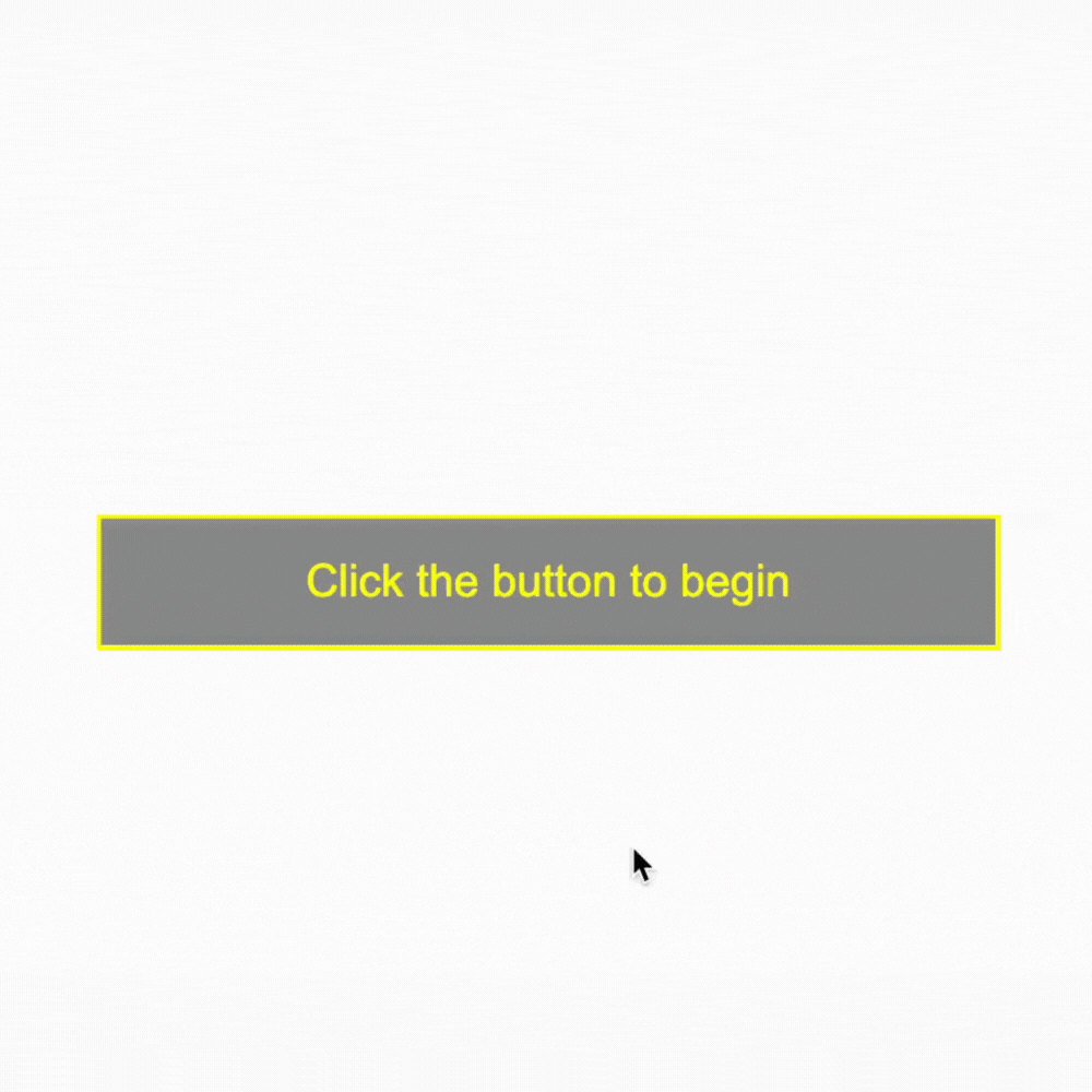 When you click it grows in size.