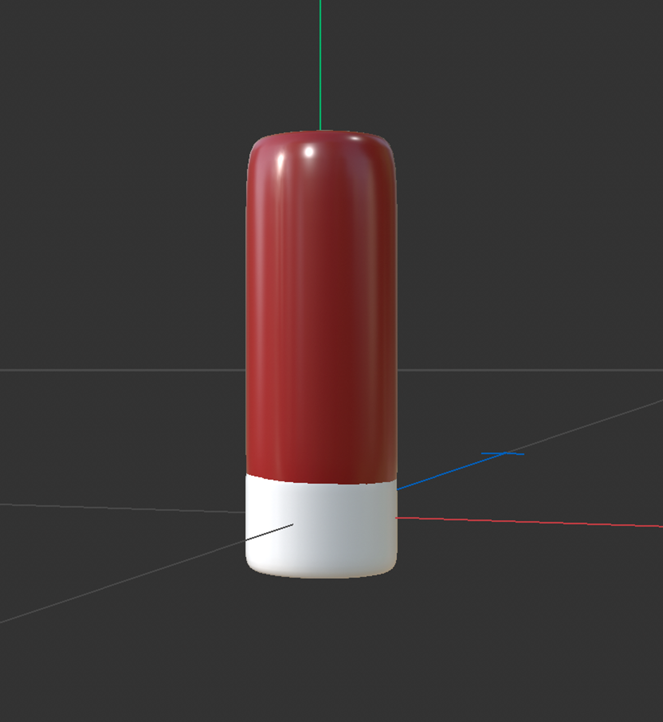3D rendering of pink vaseline lip balm