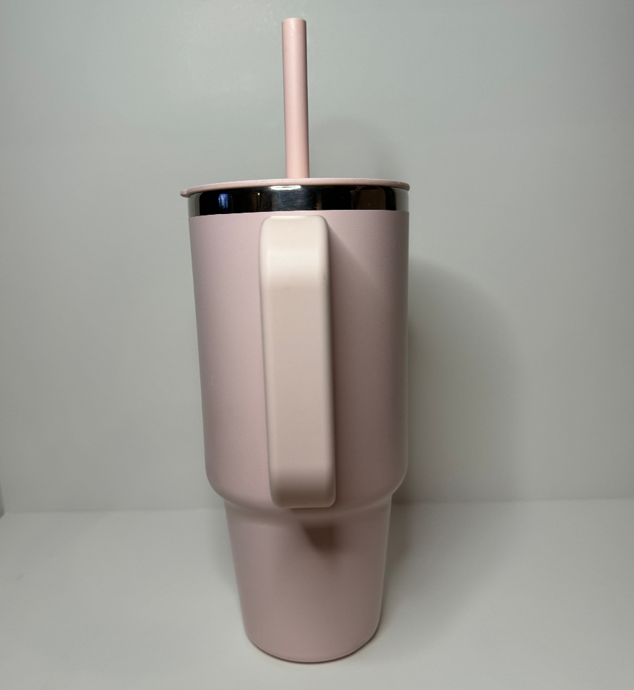 image of pink hydroflask tumbler