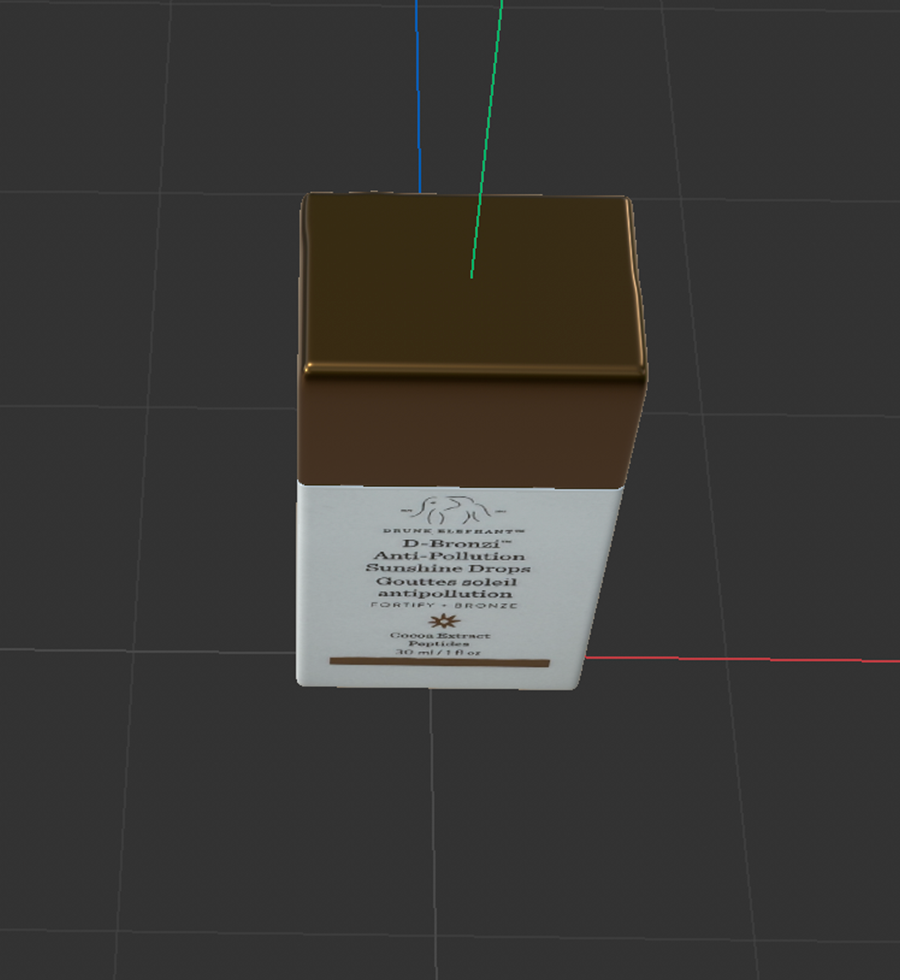 3D model of drunk elephant bronzing drops