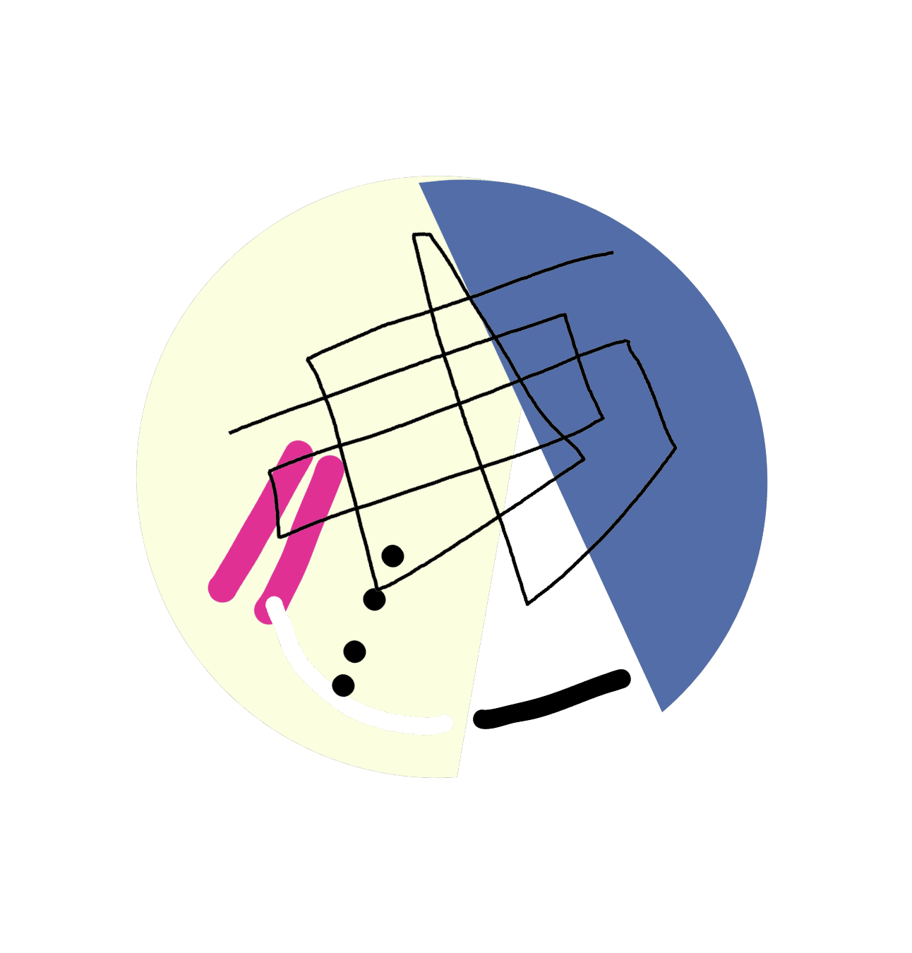 I turned my head all the way left to get this angle of the icon. 