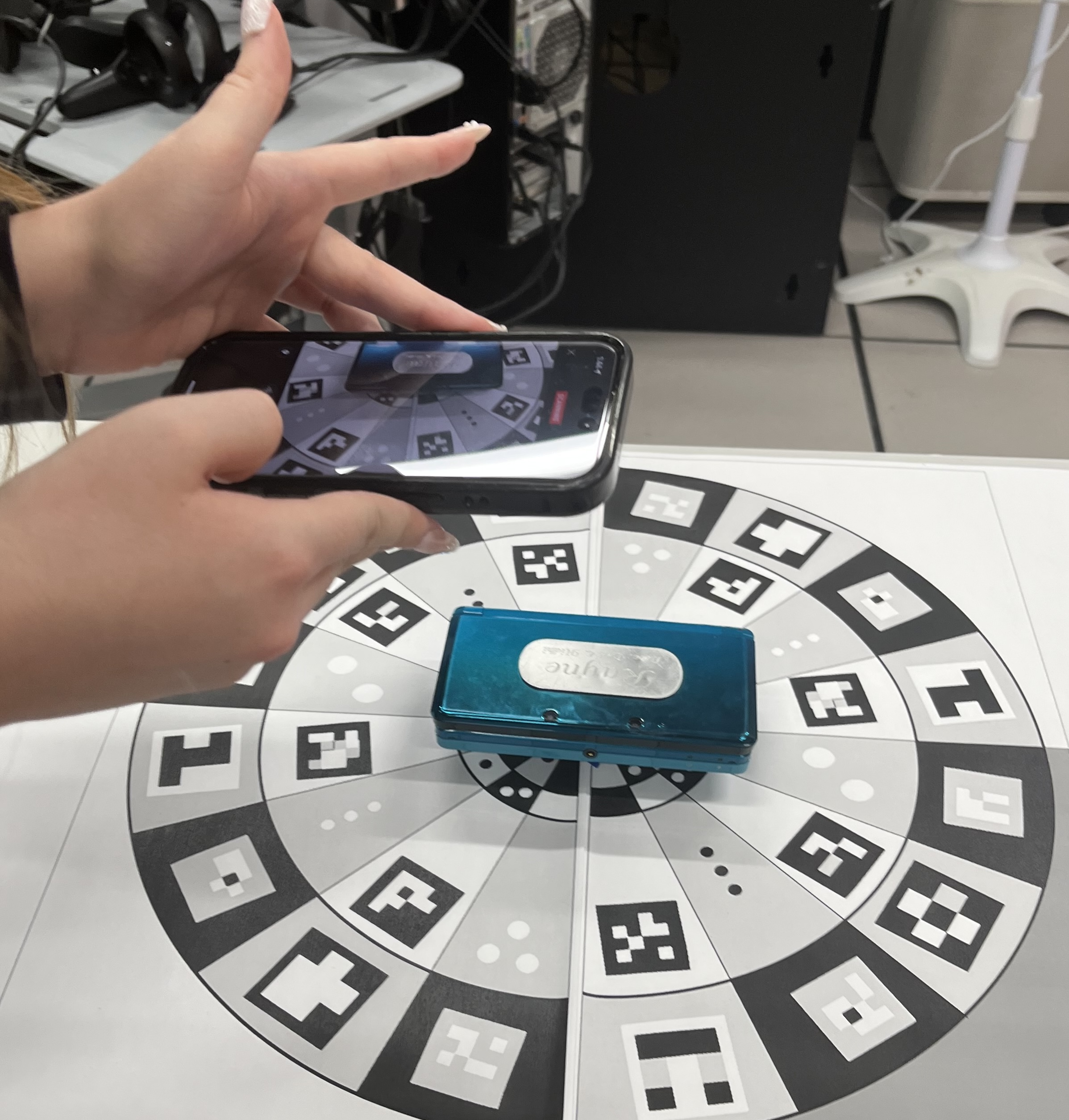 Another picture of me scanning my objects.