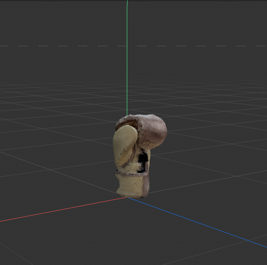 Another angle of glove in C4D.